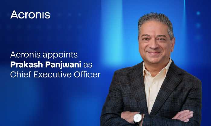 Acronis appoints Prakash Panjwani as Chief Executive Officer